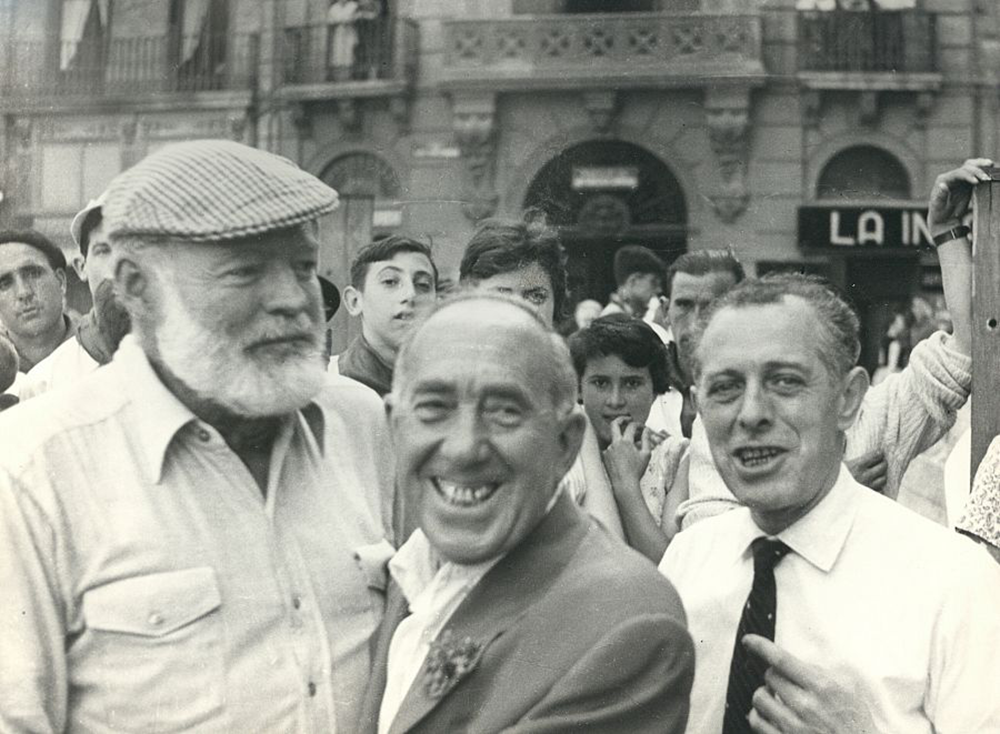 Historic image related to Hemingway and San Fermín